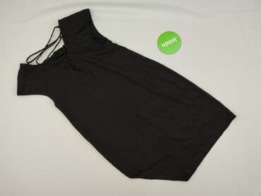 reserved czarna sukienka z bufiastymi rękawami: Reserved, Women`s dress, size M — 3