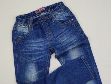 Spodnie jeansowe, Niebieski Księżyc, 8 lat, 122/128, stan - Bardzo dobry