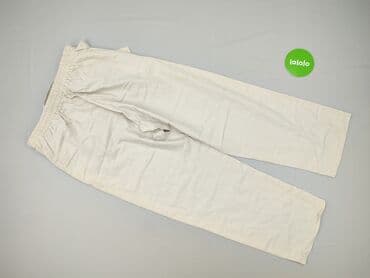 Women's Pants: Material trousers for women, size L — 3