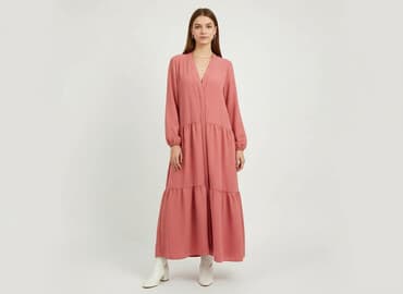 sukienki na wesele długie z gorsetem: Sukienka damska, rozmiar S — 6