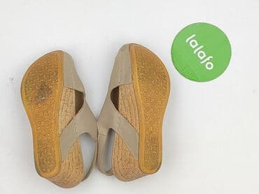 ccc kozaki beżowe: Sandały damskie, 36 — 5