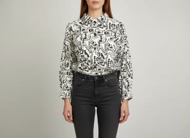 bluzki w geometryczne wzory: Bluzka damska, M — 5