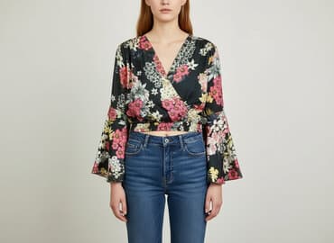 bluzki ludowe allegro: Bluzka damska, rozmiar M — 6