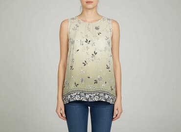 satynowy top pod marynarkę: Bluzka damska, S — 6