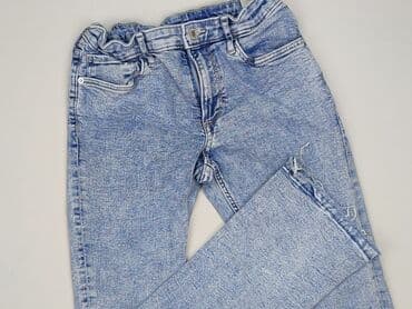 Spodnie jeansowe, H&M, 12 lat, 152, stan - Idealny