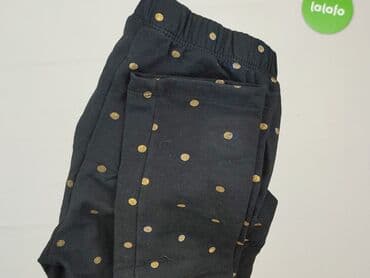 spodnie woskowane czarne: Leggings for kids, 14 years, 158/164, condition - Very good — 5