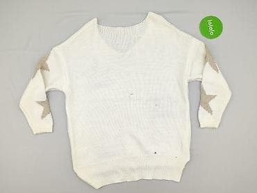 sweter w serek: Sweter damski, rozmiar 3XL — 3