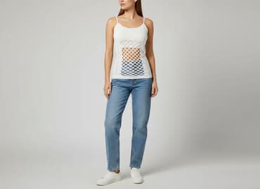 bluzki koronka allegro: Top damski, rozmiar L — 6