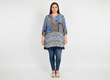 tunika damska plus size: Canda, Tunika damska, rozmiar 3XL — 6