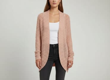 buty na koturnie z futerkiem: Atmosphere, Kardigan damski, rozmiar S — 6