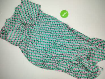 sukienka maxi butelkowa zieleń długi rękaw: Sukienka damska, rozmiar M — 4