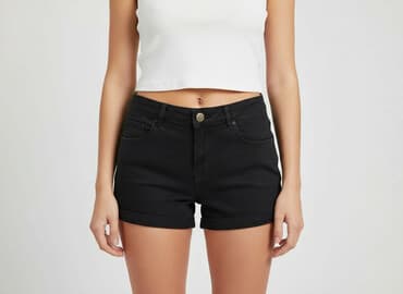 krótkie spodenki jeansowe hm: H&M, Szorty damskie, rozmiar S — 7