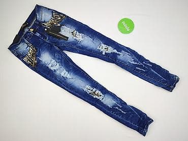 szorty levi: Denim, Jeansy damskie, rozmiar S — 2