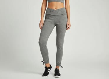 legginsy i top do ćwiczeń: Workout, Legginsy Sportowe damskie, rozmiar L — 1