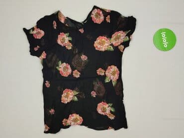 bluzka damska czarna krótki rękaw: Bluzka damska, rozmiar S — 2