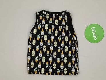 czarne obcisłe spodnie: A-shirt, River Island, 3-4 years, 98-104 cm, condition - Very good — 3