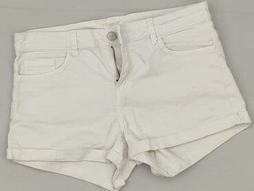 białe spodenki damskie hm: H&M, Szorty damskie, rozmiar S — 2