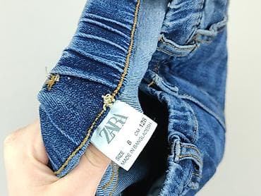 spodnie version jeans: Spodnie jeansowe, Zara, 8 lat, 128, stan - Bardzo dobry — 4