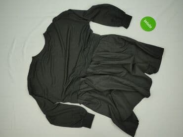 czarna sukienka ze srebrnymi dodatkami: Sukienka damska, S — 3