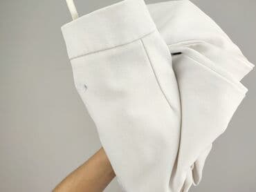 białe spodnie damskie mohito: Spodnie materiałowe damskie, rozmiar M — 4