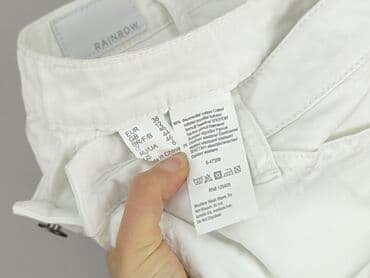 biale trampki ck: RAINBOW, Spodnie materiałowe damskie, rozmiar M — 4