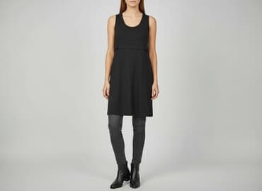 sukienka rozkloszowana dekolt łódka: Sukienka damska, rozmiar S — 7