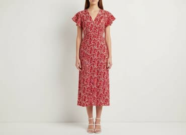 krótka czerwona sukienki na wesele: Sukienka damska, rozmiar S — 6