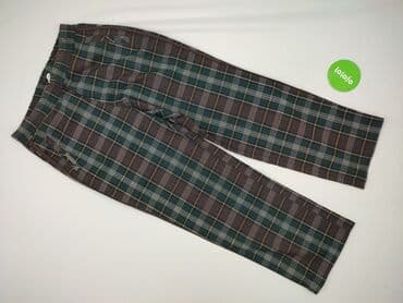 legginsy wzorzyste: Blue shadow, Spodnie materiałowe damskie, XL — 2