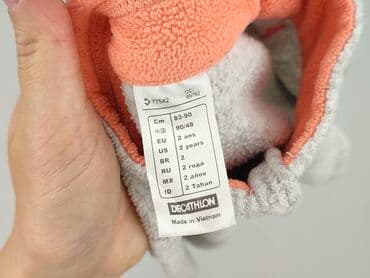 pluszowa kurtka z kapturem: Sweatshirt, Quechua, 1.5-2 years, 86-92 cm, condition - Perfect — 4