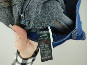 jeansy plus size wysoki stan: Jeansy damskie, rozmiar L — 4