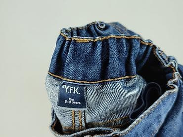 czapki uv: Spodnie jeansowe, Y.F.K., 9 lat, 128/134, stan - Idealny — 4