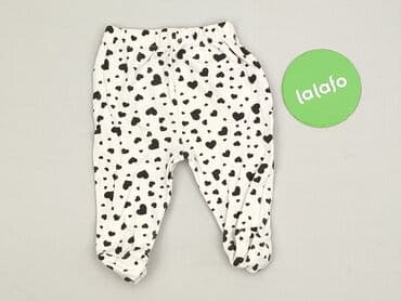 czarne woskowane spodnie: Leggings, George, Newborn baby, condition - Very good — 3