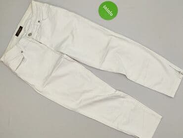 biale szerokie jeansy: Madoc, Jeansy damskie, rozmiar S — 2