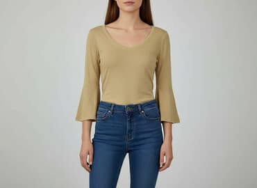 apricot bluzki: Bluzka damska, rozmiar S — 5