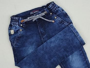 sklep c: Spodnie jeansowe, Niebieski Księżyc, 3-4 lat, 104, stan - Bardzo dobry — 1
