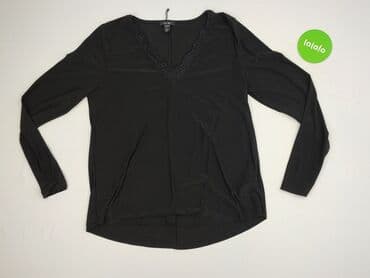 czarna bluzka koronkowa zara: Amisu, Bluzka damska, rozmiar L — 3