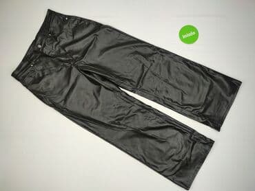 Women: Divided, Material trousers for women, size 2XL (EU 44) — 2