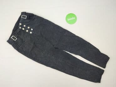 c a spodnie damskie z wysokim stanem: Spodnie materiałowe damskie, rozmiar S — 3