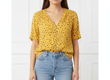 bluzka w kwiaty new yorker: Bluzka damska, rozmiar L — 6