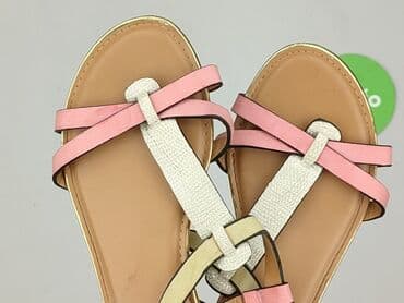 klapki złote lidl: Sandały damskie, rozmiar 37 — 4