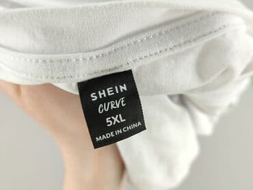 shein oversized t shirty: Shein Curve, T-shirt damski, rozmiar 5XL — 4