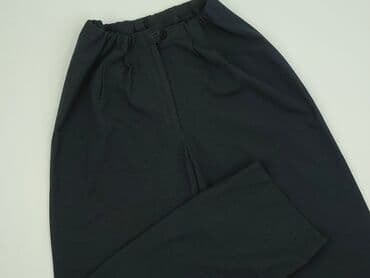 czarne spodnie z białą nitką: Spodnie materiałowe damskie, rozmiar S — 2
