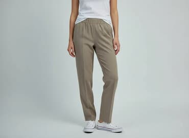 buty trzymające kostkę: Spodnie materiałowe damskie, rozmiar S — 5