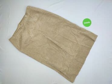 sztruksowa spódnice midi: Spódnica damska, rozmiar 3XL — 3