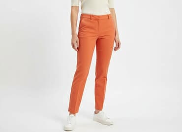 spodnie materiałowe zara: Zara, Spodnie materiałowe damskie, rozmiar L — 6