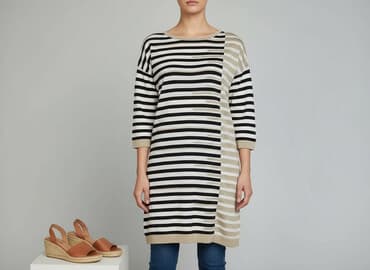 sukienki w paski: Sukienka damska, rozmiar M — 5