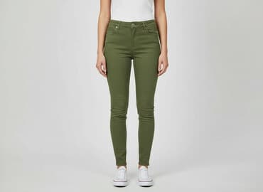 białe cargo bershka: Bershka, Брюки жіночі, розмір M — 6