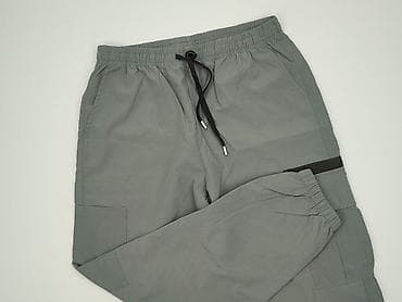 spodnie cargo szare pull and bear: Spodnie cargo damskie, rozmiar M — 1