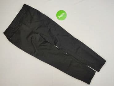 spodnie czarne damskie z niskim stanem: H&M, Spodnie materiałowe damskie, rozmiar M — 3