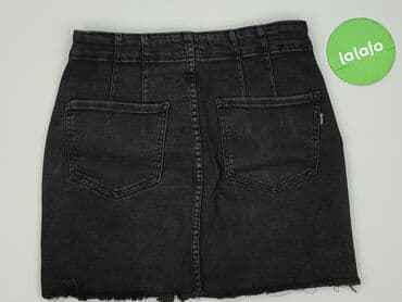 jeansy z asymetrycznym zapieciem: Bershka, Spódnica damska, rozmiar M — 3
